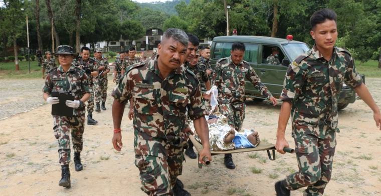 सेनाले उद्धार र खोज रातभर जारी राख्ने