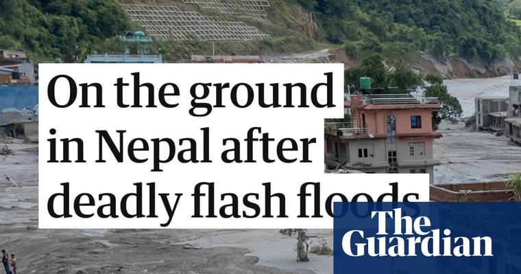 On the ground in Nepal after deadly flash floods – video