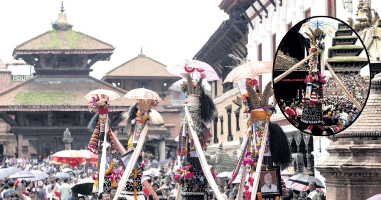 भक्तपुरमा ८ दिन मनाइने परम्परागत पर्व गाईजात्रा सुरु