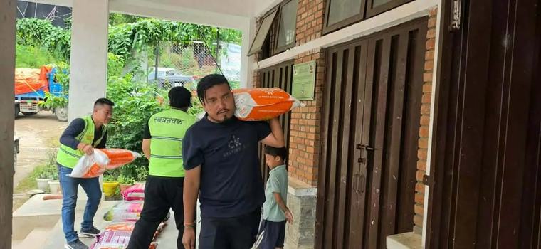 All Nepal National Free Student Union Continues Humanitarian Aid Campaign for Flood Victims in Rasuwa