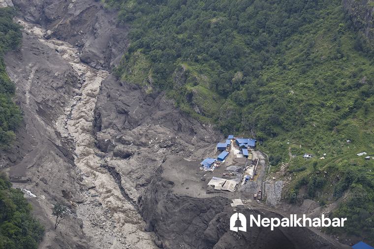 भोटेकोसी बाढी- मृतकको संख्या ७२ पुग्यो