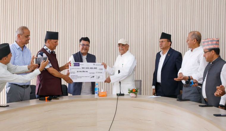 एमालेले प्रधानमन्त्री उद्धार कोषमा १ करोड २० लाख रुपियाँ सहयोग गर्ने