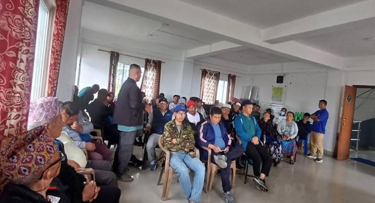 बाढीको इपिसेन्टरका लागि भूकम्पको इपिसेन्टरमा राहत संकलन