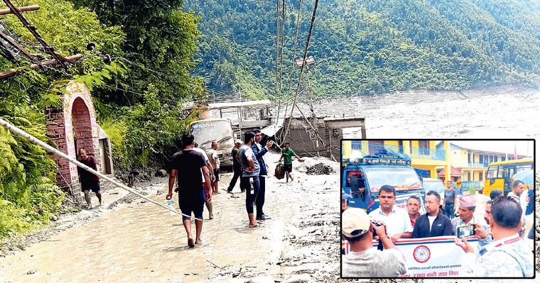 जलप्रलयपछिको रसुवा : भोक र ओतको संघर्षमा बाढीपीडित