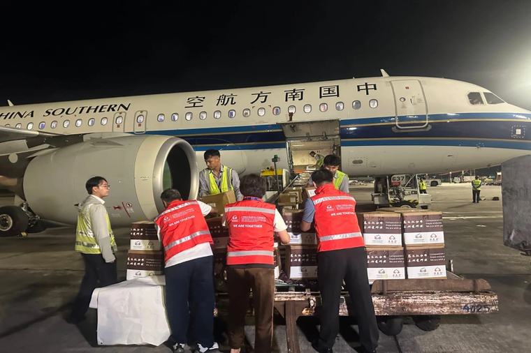 China Foundation sends 27 tonnes of relief supplies to Nepal