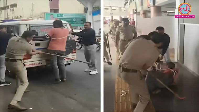 जहां लिव-इन पार्टनर की पीटकर हत्या की, गुजरात पुलिस ने वहीं ले जाकर आरोपी को लाठियों से पीटा: VIDEO