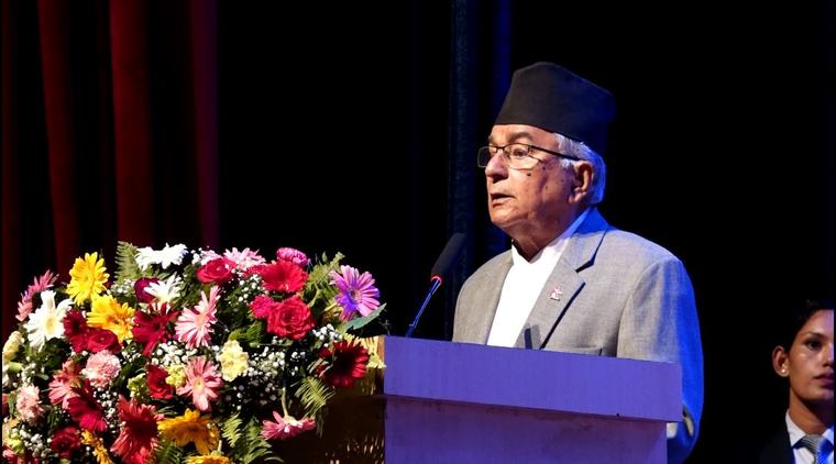 राष्ट्रका नाममा सम्बोधन गर्दै राष्ट्रपति पौडेल