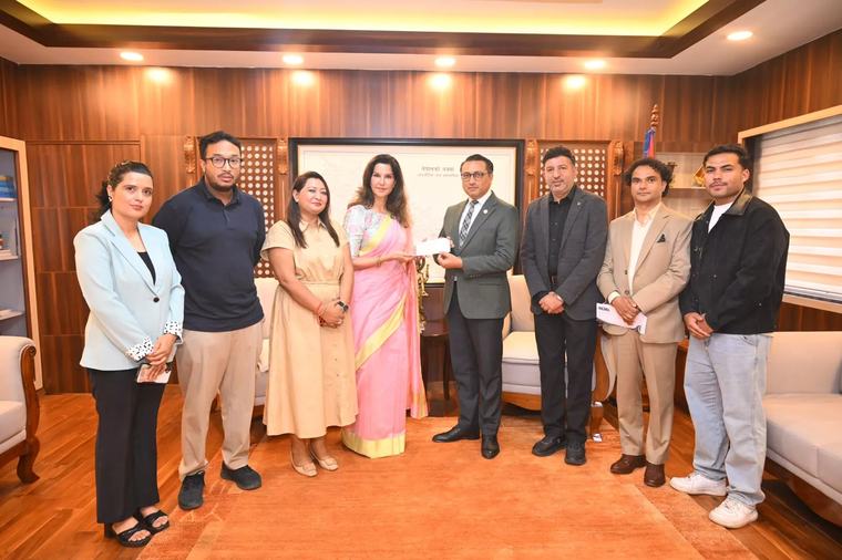 Nepal Automobile Importers Association Donates NPR 5 Million for Flood Relief